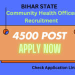 CHO Bihar recruitment