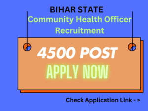 CHO Bihar recruitment